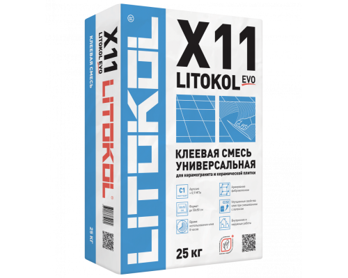 LITOKOL X11 EVO клеевая смесь 25kg