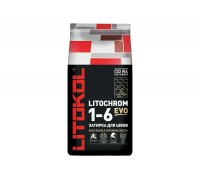 LITOCHROM 1-6 EVO LE.110 Стальной серый 2kg,Al.bag Litokol
