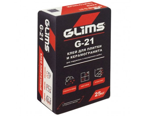GLIMS-G 21 Клей для плитки и керамогранита (25 kg) Glims