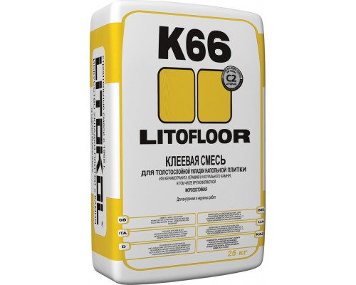LITOFLOOR K66 клеевая смесь 25kg Litokol