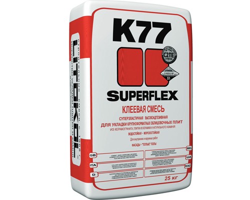 SuperFlex K77 клеевая смесь 25kg Litokol