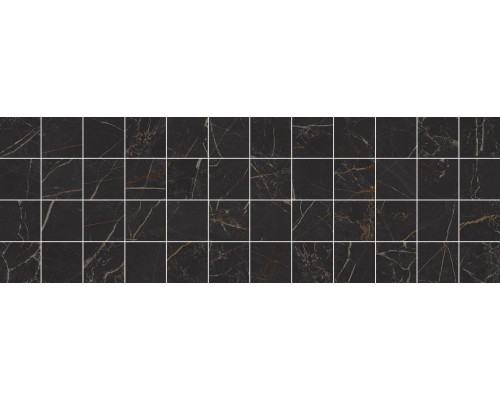 Royal Декор мозаичный чёрный MM60074 20х60 Laparet