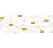 Aragon Декор мозаичный белый золото MM60157 20х60 Laparet