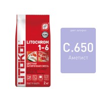 Litochrom 1-6 C.650 аметист 2kg Al.bag Litokol