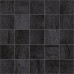 Metallica Декор мозаичный чёрный MM34034 25х25 Laparet